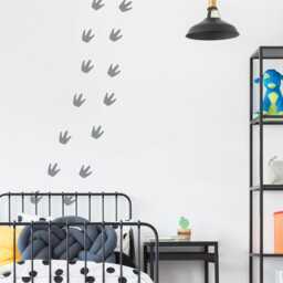 Dinosaur Footprint Wall Decals Kids Room Dino Decor - thumbnail 3