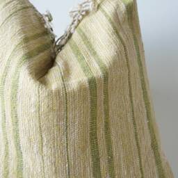 Brown Tribal Hemp Hand Woven Natural Dye Color Pillow Cover - thumbnail 2
