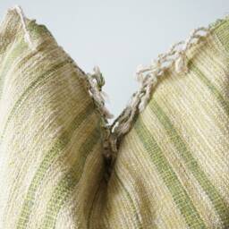Brown Tribal Hemp Hand Woven Natural Dye Color Pillow Cover - thumbnail 3