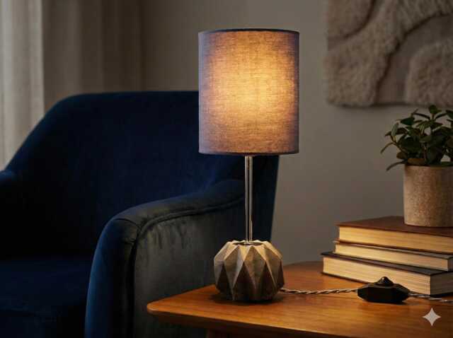 Chromaura - Elegant Concrete Lamp With Warm Light - Modern Design High-Quality Materials Stylish Lighting For Every Home - image 1