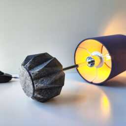 Chromaura - Elegant Concrete Lamp With Warm Light - Modern Design High-Quality Materials Stylish Lighting For Every Home - thumbnail 2