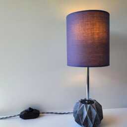 Chromaura - Elegant Concrete Lamp With Warm Light - Modern Design High-Quality Materials Stylish Lighting For Every Home - thumbnail 3
