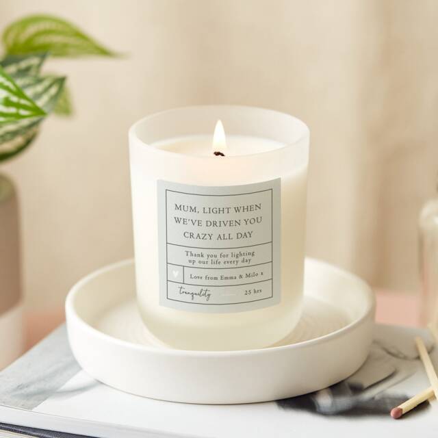 Funny Mother's Day Gift For Mum Personalised Soy Wax Candle - image 1