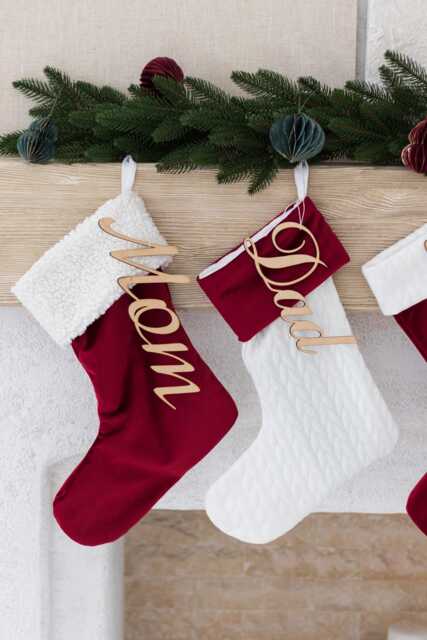 2024 Family Stockings With Name, Christmas Personalized, Knit Christmas Knitted Stockings, Holiday Stockings, Christmas Gift - image 1