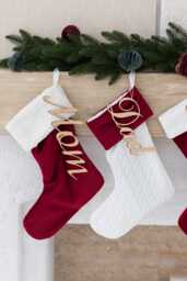 2024 Family Stockings With Name, Christmas Personalized, Knit Christmas Knitted Stockings, Holiday Stockings, Christmas Gift - thumbnail 1
