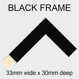 Black Wooden Multi Photo Frame Set Of 3 - Gallery Wall Decor - thumbnail 3