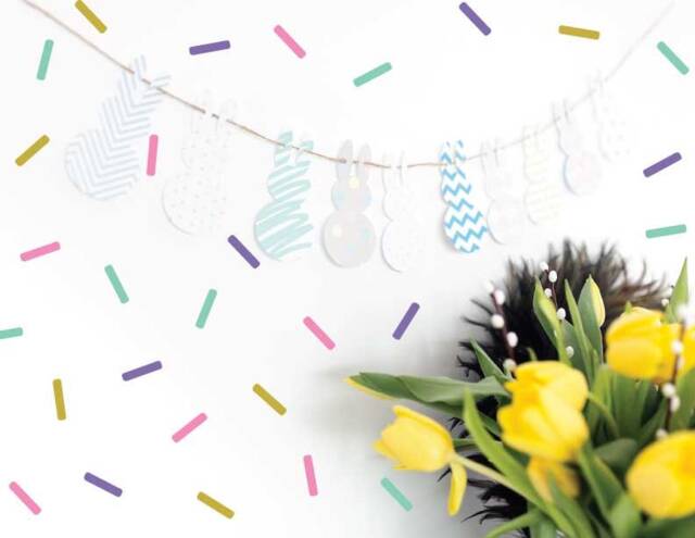 Sprinkle Wall Decals Confetti Vinyl Stickers, Nursery Decor - image 1