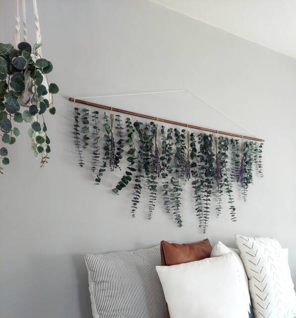 Eucalyptus & Lavender Wall Hanging - Home Decor Plant Dried - image 1