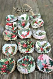 Holiday Decor, Unique Home Rustic Holiday Farmhouse, Primitive Christmas, Christmas Garland Mantle, Wreath - thumbnail 1