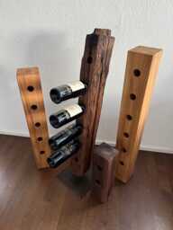 Modern Wine Rack Stand - Christmas Gift Idea Elegant Bottle Holder Home Bar Decor Lover - Out Of Stock