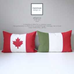 Swiss Flag Pillow Cover in Red & White Sunbrella?? Outdoor Fabric For Patio Lounge Chairs, Housewarming Gift, Switzerland Cushions, Mazizmuse - thumbnail 4
