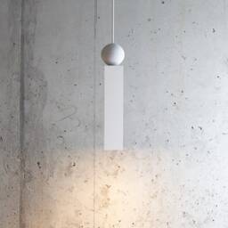 Handmade Plaster Pendant Light Modern Sculptural Lighting - thumbnail 2