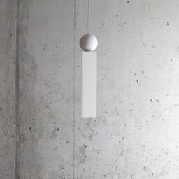Handmade Plaster Pendant Light Modern Sculptural Lighting - thumbnail 3