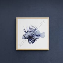 Hamptons Wall Art Prints - Set Of 4 Shells & Coral Nautical Theme - thumbnail 3