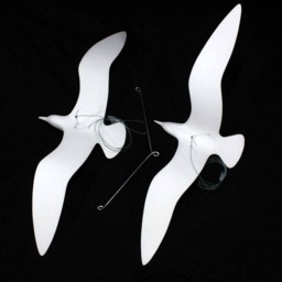 Seagull Duo Mobile Sculpture By John Perry Duo 16In Wingspan Soaring Version - thumbnail 4
