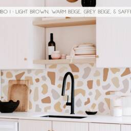 Terrazzo Wall Decals - Peel & Stick Stickers, Modern Boho Decor, Removable Decals, Kids Room Art - thumbnail 2