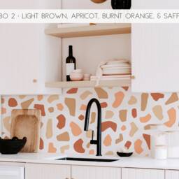 Terrazzo Wall Decals - Peel & Stick Stickers, Modern Boho Decor, Removable Decals, Kids Room Art - thumbnail 3
