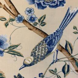 G.p & J Baker Elinors Chinese Blue Double Sided Cushion Cover Pillow - thumbnail 3