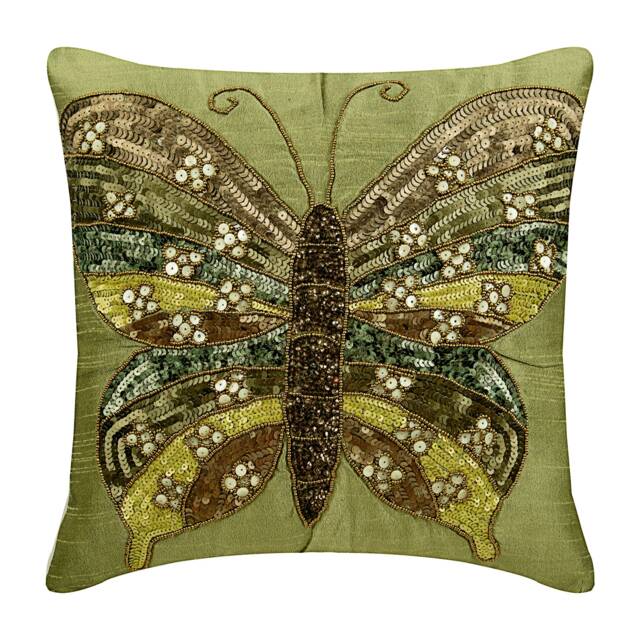 "Designer Green Euro Pillowcase 24""x24"" , 26""x26" - image 1