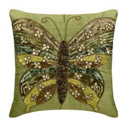 "Designer Green Euro Pillowcase 24""x24"" , 26""x26" - thumbnail 1