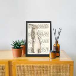 The Velveteen Rabbit Inspired A4 Print, Book Art, Nursery Wall Decor, Literature Poster - thumbnail 4