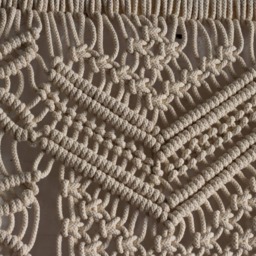 Large Macrame Wall Hanging, Boho Tapestry, Cotton Rope Mural - thumbnail 4