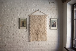 Large Macrame Wall Hanging, Boho Tapestry, Cotton Rope Mural - thumbnail 1