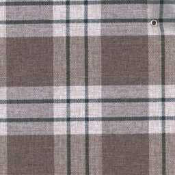 Handmade Chestnut Tartan Compact 3 Seater Chaise Sofa Plaid Loveseat, British Made - thumbnail 3
