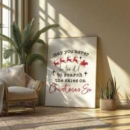 Christmas Prints, Wall Art, Decor, Xmas May You Never Be Too Old, Cute - thumbnail 2