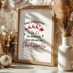 Christmas Prints, Wall Art, Decor, Xmas May You Never Be Too Old, Cute - thumbnail 1