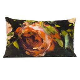 Designers Guild - Gertrude Rose Sepia Large Scale Painterly Floral Velvet Cushion Cover Handmade Throw Pillow Designer Home D??cor - thumbnail 2