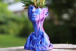 Artistic Head Planter Elegant Indoor/Outdoor Plant Pot