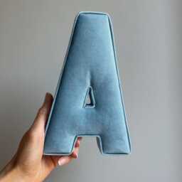 Velvet Fabric Letter - Nursery Decor Inspo Made By Anna Wall - thumbnail 3