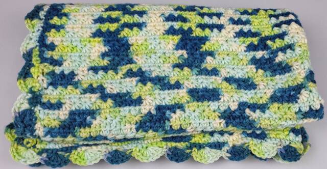 PDF Star Stitch Baby Blanket Pattern. Pattern Only - image 1