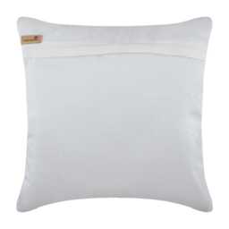 "Art Silk Gray Throw Pillow Cover 16""x16" - thumbnail 3