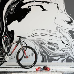 Marble Paint Wall Mural Removable Wallpaper M2982 - thumbnail 3
