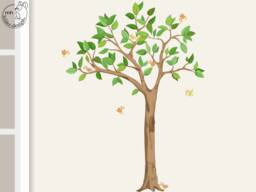 Tree 155 cm Wall Decal Baby Birds Children's Room Bird - thumbnail 1