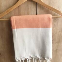 Handwoven Turkish Organic Cotton Towel Elegant Peshtemal, Christmas, Soft Towel - thumbnail 2