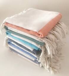Handwoven Turkish Organic Cotton Towel Elegant Peshtemal, Christmas, Soft Towel