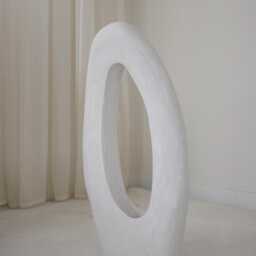 Large Handmade Gypsum Floor Lamp, Limited Edition - thumbnail 2