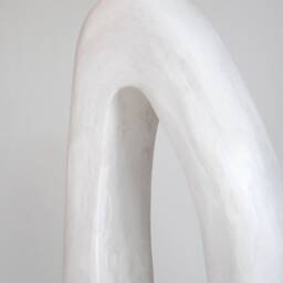 Large Handmade Gypsum Floor Lamp, Limited Edition - thumbnail 4