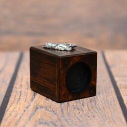 Airedale Terrier - Wooden Candlestick With Dog, Souvenir, Decoration, Limited Edition, Collection - thumbnail 3