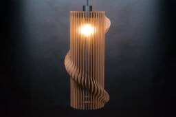 Wood Pendant Light , Modern Chandelier Lighting, Hanging Dining Lamp, Ceiling Fixture , Geometric Lamp , Contemporary Lamp, Wooden Light