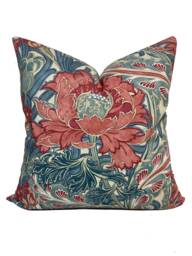 G.p & J Baker Brantwood Teal Double Sided Cushion Cover Pillow