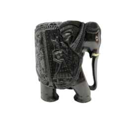 Karungali Elephant, Ebony Wood Carved Elephant, Elephant Decor, Wooden Handcrafted Animals, Wooden Art, Ebony Wood, Gifts, Handicrafts - thumbnail 4