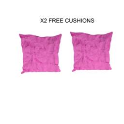 Reddish Pink Velvet Chesterfield Storage Ottoman, Luxury UK Handmade Coffee Table, Toy Blanket - thumbnail 2