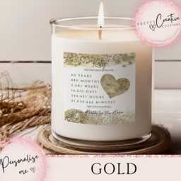 Personalised 40Th Birthday Candle, Gift, Daughter Gift, Best Friend Gift For Her, Granddaughter Gift - thumbnail 3