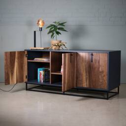 Walnut Sideboard - Tv Stand Credenza Unit Koda - thumbnail 3