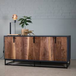 Walnut Sideboard - Tv Stand Credenza Unit Koda - thumbnail 4