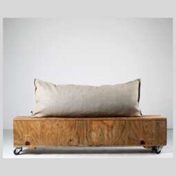 Lumbar Pillow Cover, Long Lumbar Pillowcase From Natural Linen, 14x36 Or 14x26, Variety Of Custom Size - thumbnail 1